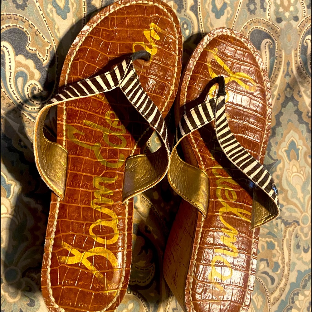 Sam Edelman ROMY animal print Wedge sandals